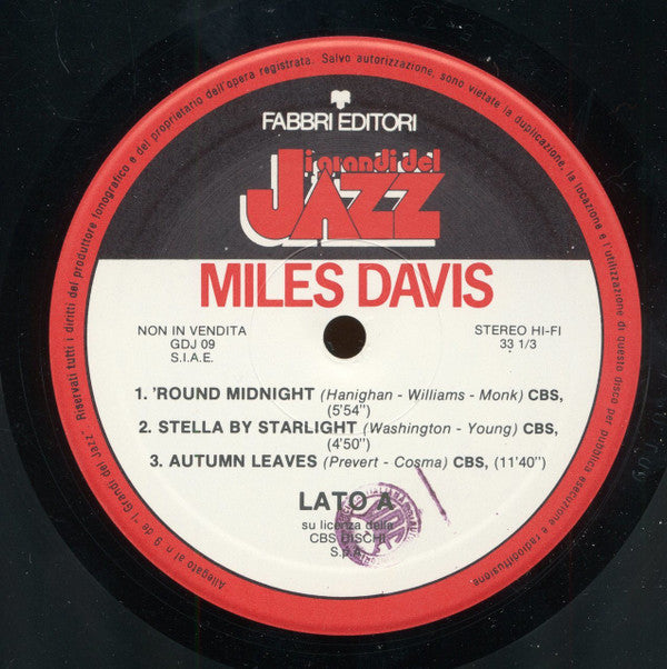 Miles Davis : Miles Davis (LP, Comp, RE)