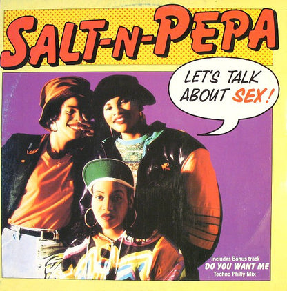 Salt 'N' Pepa : Let's Talk About Sex! (12")