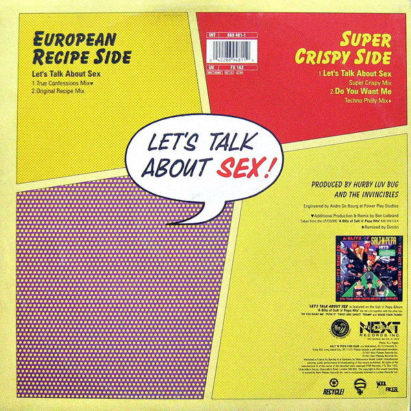 Salt 'N' Pepa : Let's Talk About Sex! (12")