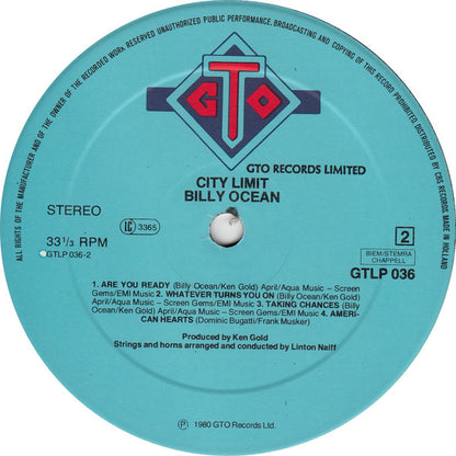 Billy Ocean : City Limit (LP, Album)