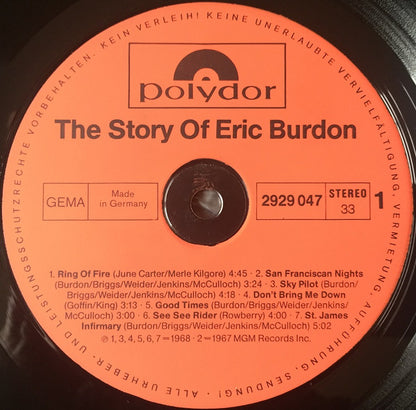 Eric Burdon : The Story Of Eric Burdon (2xLP, Comp)