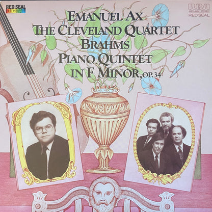 Emanuel Ax, The Cleveland Quartet - Johannes Brahms : Piano Quintet In F Minor, Op. 34 (LP)