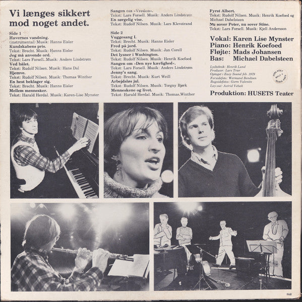 Bertolt Brecht, Lars Forssell, Harald Herdal, Rudolf Nilsen : Vi Længes Sikkert Mod Noget Andet (LP, Album)