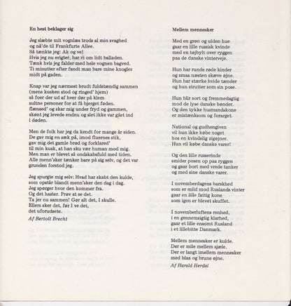 Bertolt Brecht, Lars Forssell, Harald Herdal, Rudolf Nilsen : Vi Længes Sikkert Mod Noget Andet (LP, Album)