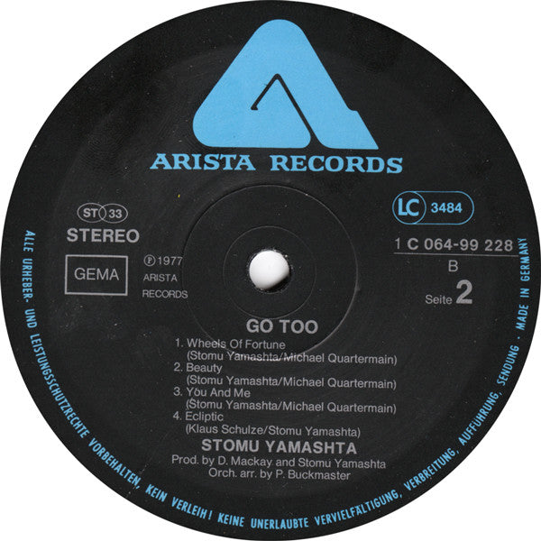 Stomu Yamashta's Go : Go Too (LP, Album)