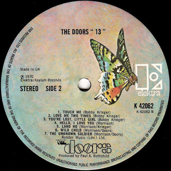 The Doors : 13 (LP, Comp, RE)