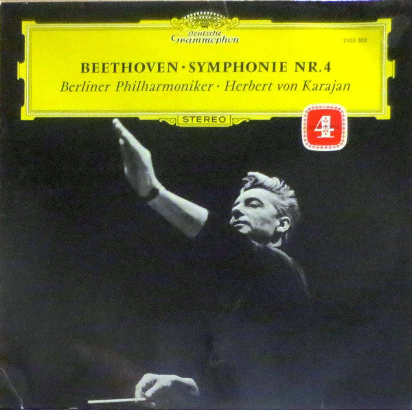 Ludwig Van Beethoven - Berliner Philharmoniker · Herbert von Karajan : Symphonie Nr. 4 (LP, Album)