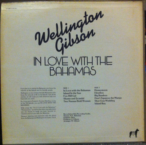 Wellington Gibson : In Love With The Bahamas (LP, Album)