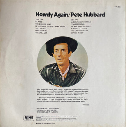 Pete Hubbard : Howdy Again (LP, Album)