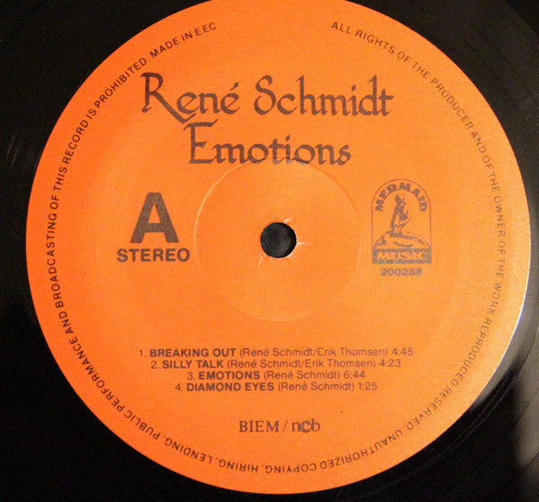 René Schmidt (2) : Emotions (LP, Album)