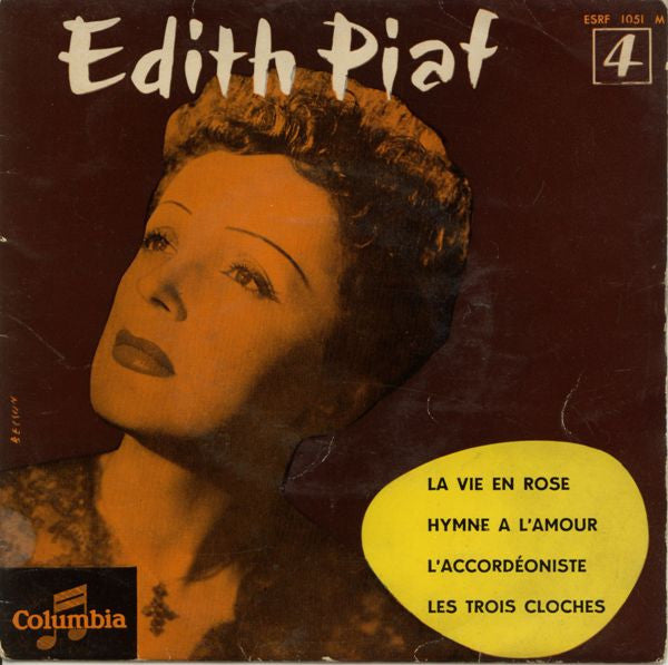 Edith Piaf : 4 - La Vie En Rose (7", EP, Mono, Dar)