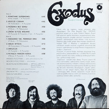 Exodus (7) : Supernova (LP, Album, RP)