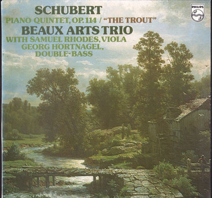 Franz Schubert - Beaux Arts Trio With Samuel Rhodes, Georg Hörtnagel : Piano Quintet, Op. 114 / "The Trout" (LP)