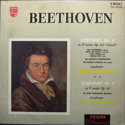 Ludwig van Beethoven : Symphony No. 9 In D Minor Op. 125 "Choral" / Symphony No. 8 In F Major Op. 93 (2xLP, Album)
