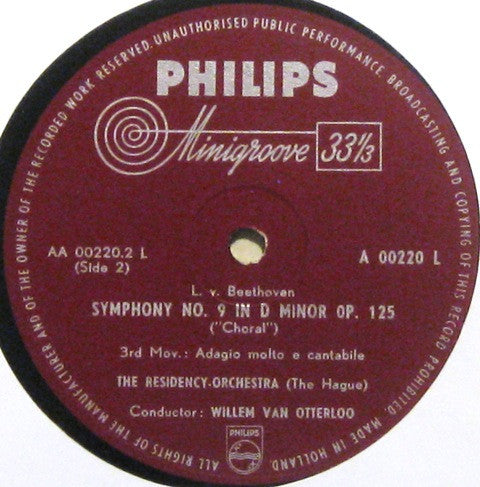 Ludwig van Beethoven : Symphony No. 9 In D Minor Op. 125 "Choral" / Symphony No. 8 In F Major Op. 93 (2xLP, Album)