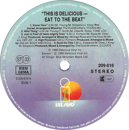 Various : This Is Delicious - Eat To The Beat (LP, Comp)
