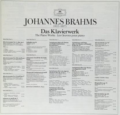 Johannes Brahms : Das Klavierwerk - The Piano Works - Les Œuvres Pour Piano (11xLP, Comp + Box)