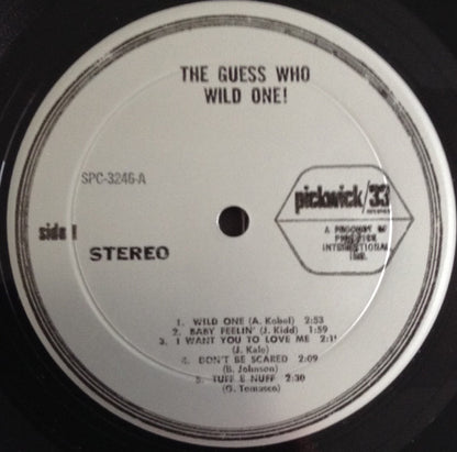 The Guess Who : Wild One (LP, Comp)