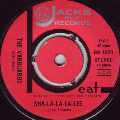 The Vanguards (5) : Pretty Flamingo / Sha-La-La-La-Lee (7")