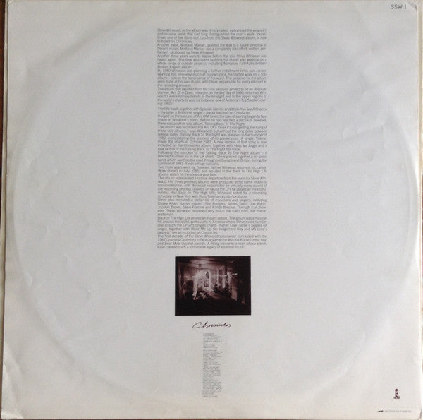 Steve Winwood : Chronicles (LP, Comp)