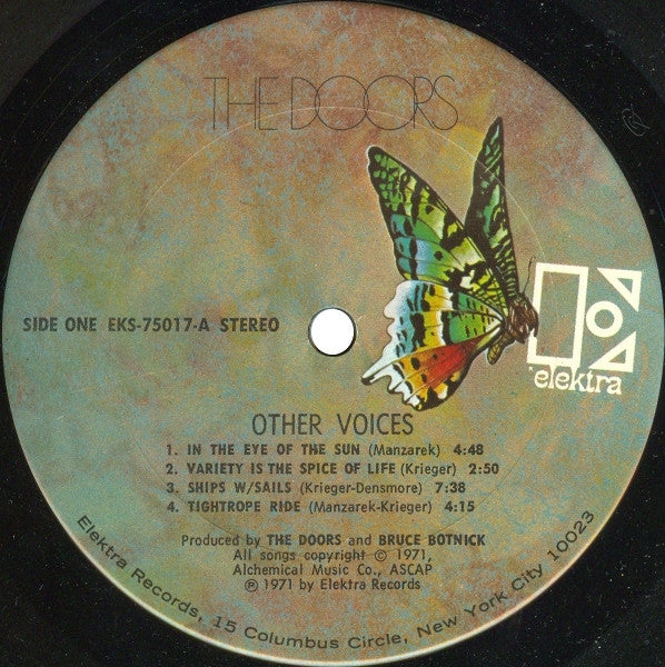 The Doors : Other Voices (LP, Album, Gat)