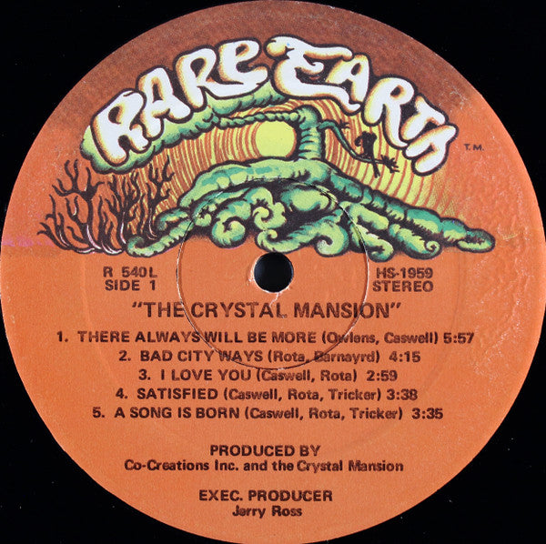 Crystal Mansion : The Crystal Mansion (LP, Album, Sup)