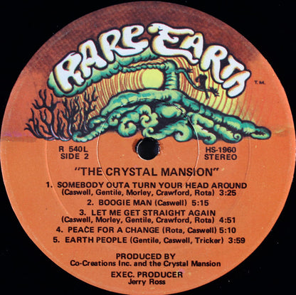 Crystal Mansion : The Crystal Mansion (LP, Album, Sup)