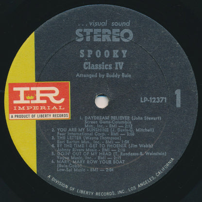 The Classics IV : Spooky (LP, Album)