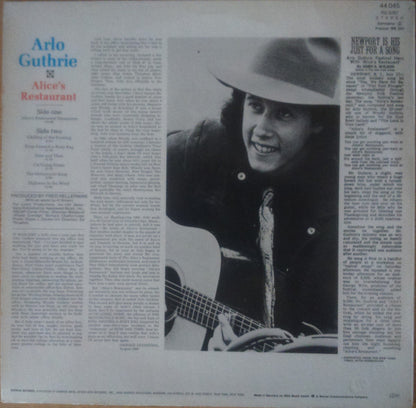 Arlo Guthrie : Alice's Restaurant (LP, Album)