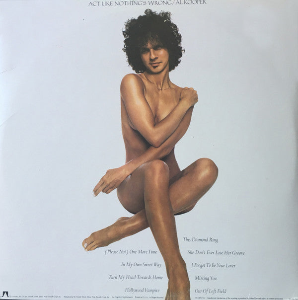 Al Kooper : Act Like Nothing's Wrong (LP, Album, All)