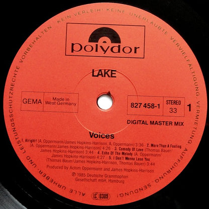 Lake (2) : Voices (LP, Album)