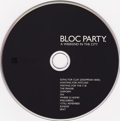 Bloc Party : A Weekend In The City (CD, Album)