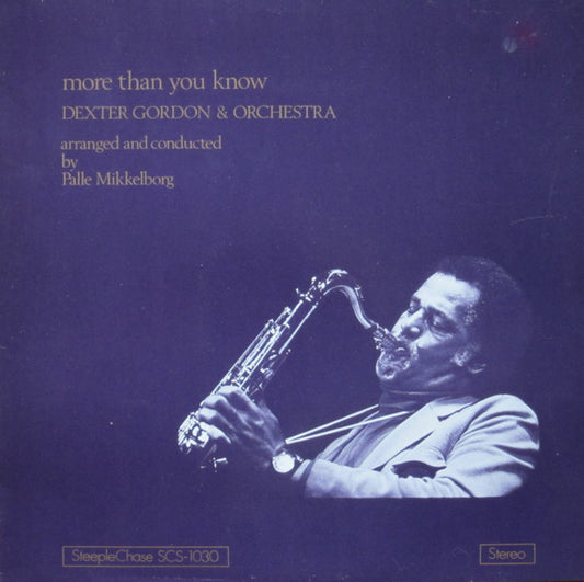 Dexter Gordon & Orchestra : More Than You Know (LP)