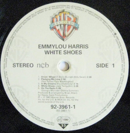 Emmylou Harris : White Shoes (LP, Album)