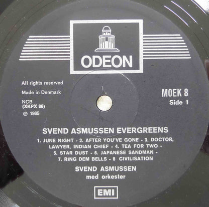 Svend Asmussen : Evergreens (LP, Comp)