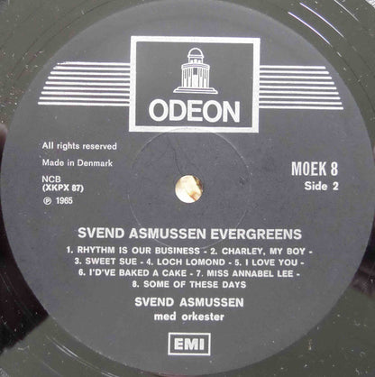 Svend Asmussen : Evergreens (LP, Comp)