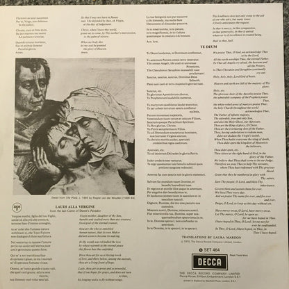 Giuseppe Verdi - Yvonne Minton, Los Angeles Master Chorale, Los Angeles Philharmonic Orchestra, Zubin Mehta : Four Sacred Pieces (LP)