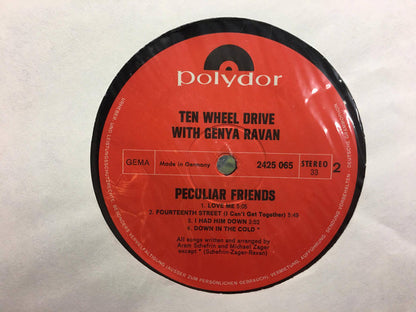 Ten Wheel Drive with Genya Ravan : Peculiar Friends (LP, Album)