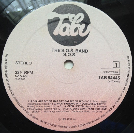 The S.O.S. Band : S.O.S. (LP, Album)