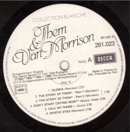 Them (3) & Van Morrison : Them & Van Morrison (2xLP, Comp)