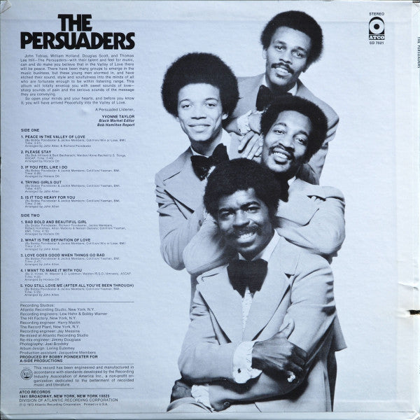 The Persuaders : The Persuaders (LP, Album, PR )