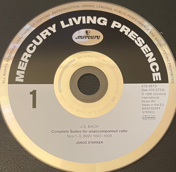 Janos Starker : The Mercury Living Presence Recordings (10xCD, Comp + Box)