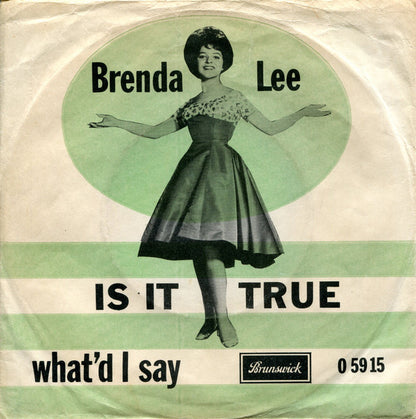 Brenda Lee : Is It True (7", Single)