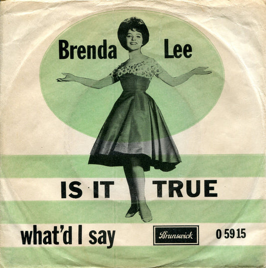 Brenda Lee : Is It True (7", Single)