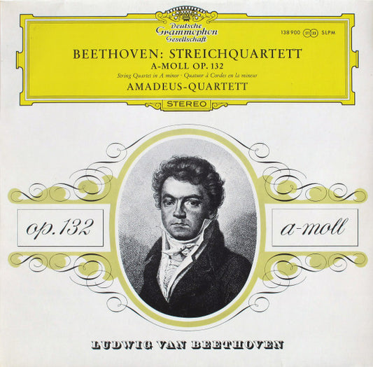 Ludwig van Beethoven, Amadeus-Quartett : Streichquartett A-moll Op. 132 (LP, RP)