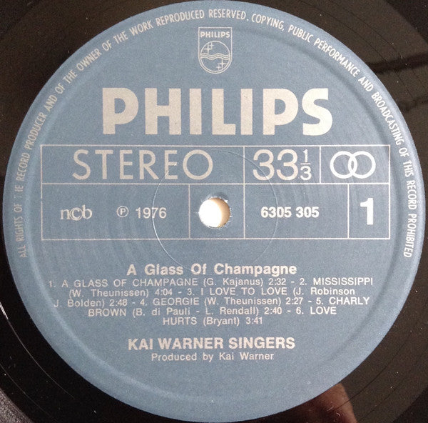 Kai Warner Singers : A Glass Of Champagne (LP, Album)