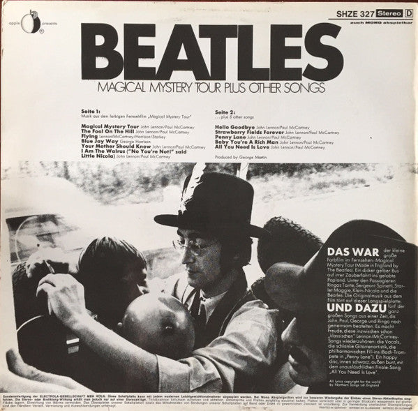 The Beatles : Magical Mystery Tour Plus Other Songs (LP, Comp, RE)