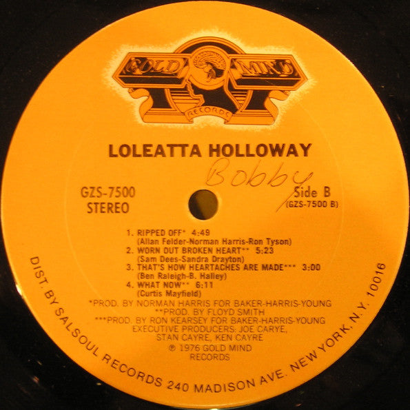 Loleatta Holloway : Loleatta (LP, Album, Yel)