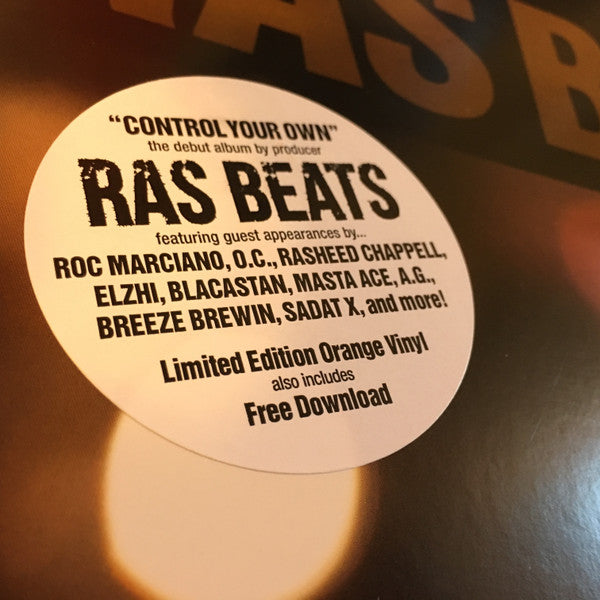 Ras Beats : Control Your Own (LP, Album, Ltd, Ora)