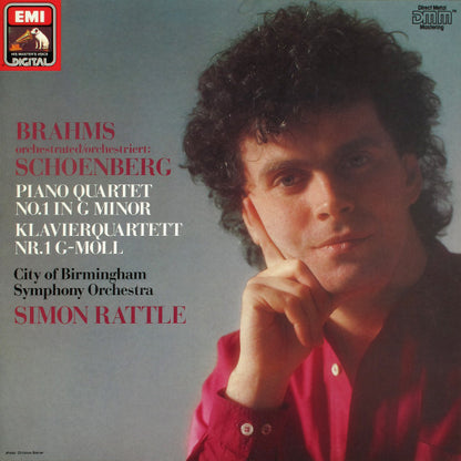 Johannes Brahms, Arnold Schoenberg, City of Birmingham Symphony Orchestra, Sir Simon Rattle : Piano Quartet No. 1 In G Minor = Klavierquartett Nr.1 G-Moll (LP)